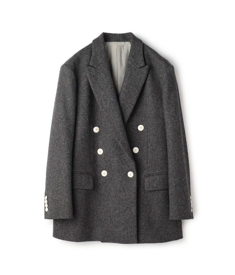 ウールメルトン ジャケットコート