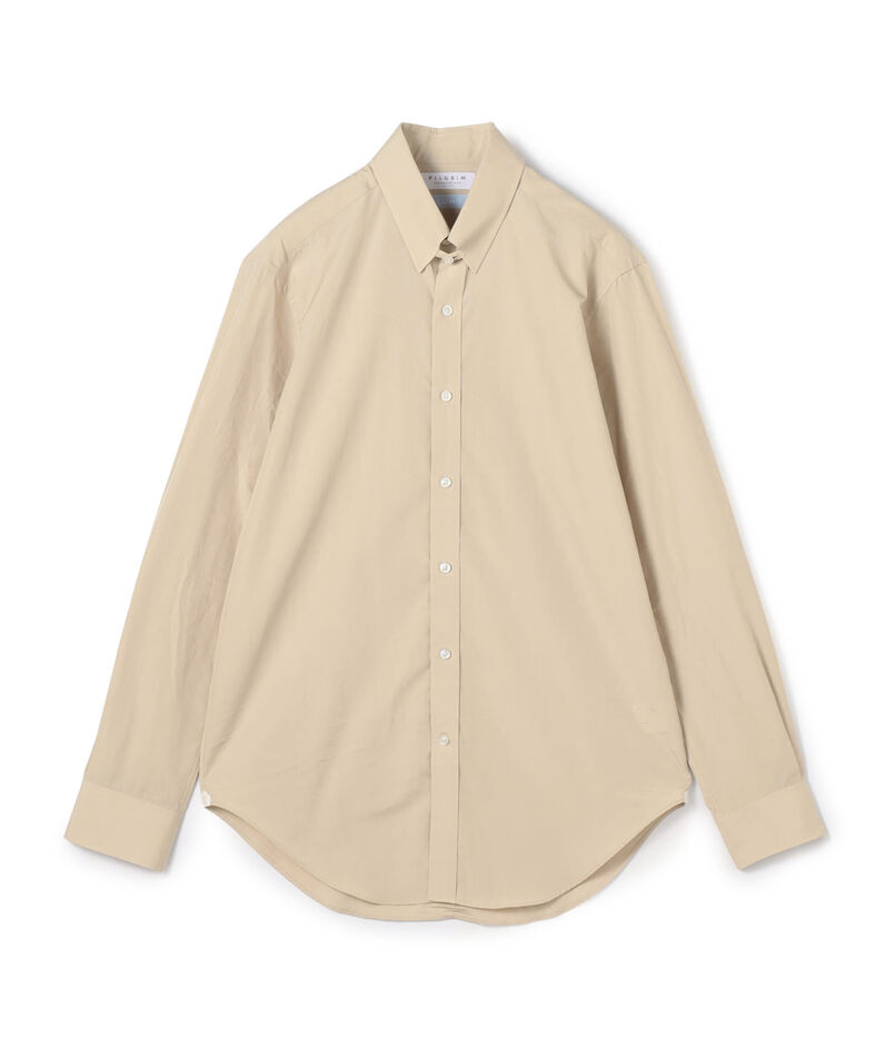 120/2コットン タブカラー ロングスリーブドレスシャツ ALMO