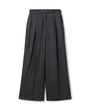 【WEB先行予約】コンフォートデニム タックワイドパンツ