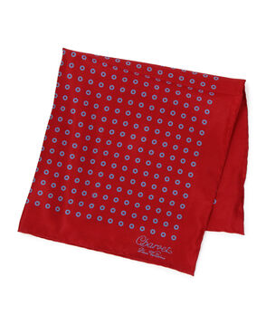 Charvet シルクプリント ポケットチーフ