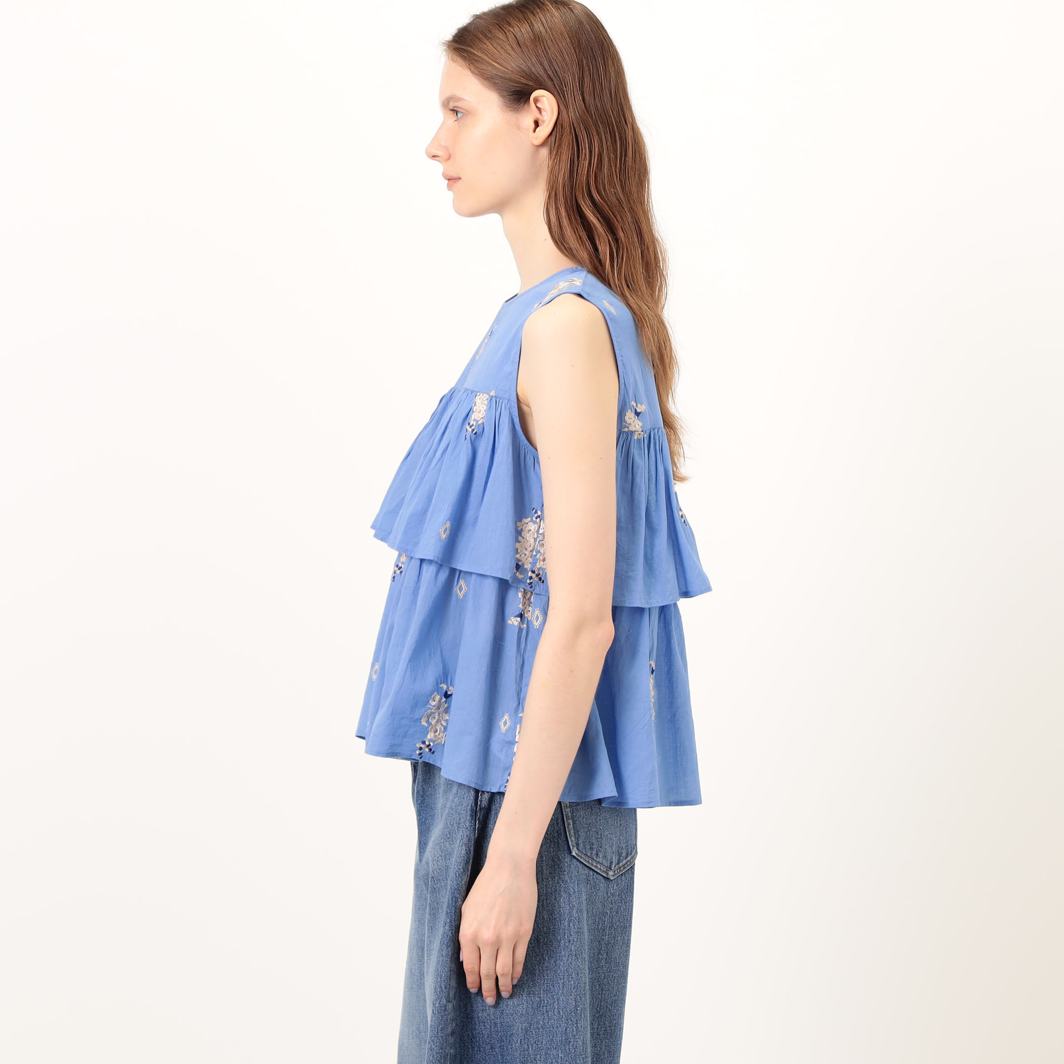 ne Quittez pas Cotton Voile Jasmine ブラウス｜トゥモローランド