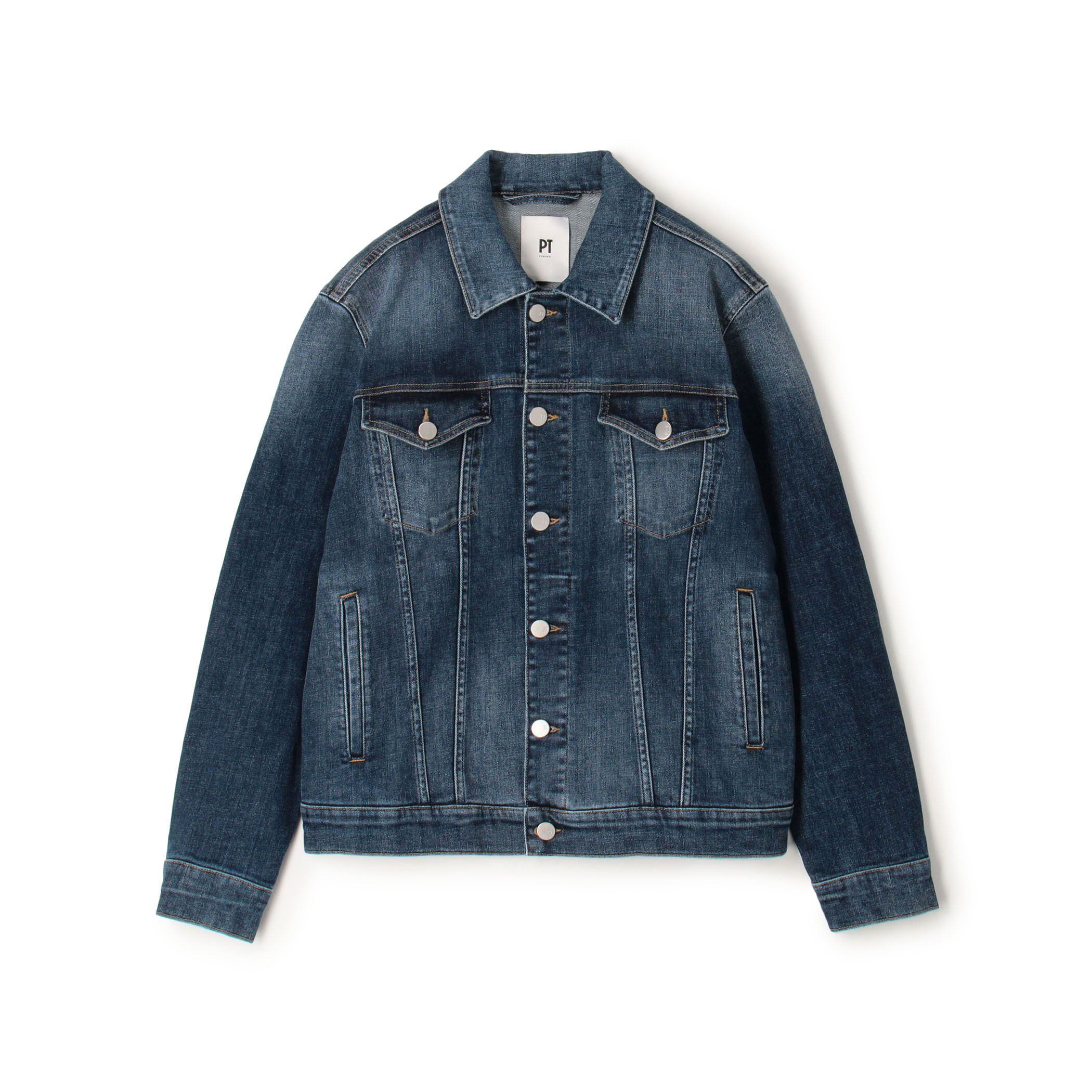 別注】PT TORINO ストレッチデニム トラッカージャケット