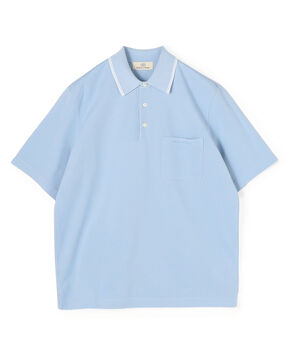 オーガニックコットン 鹿の子ジャージー ポロシャツ