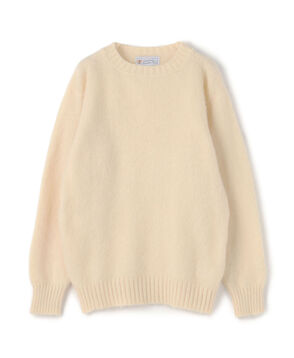 SHETLAND WOOLLEN CO. CREW NECK KNIT ウール クルーネックニットプルオーバー