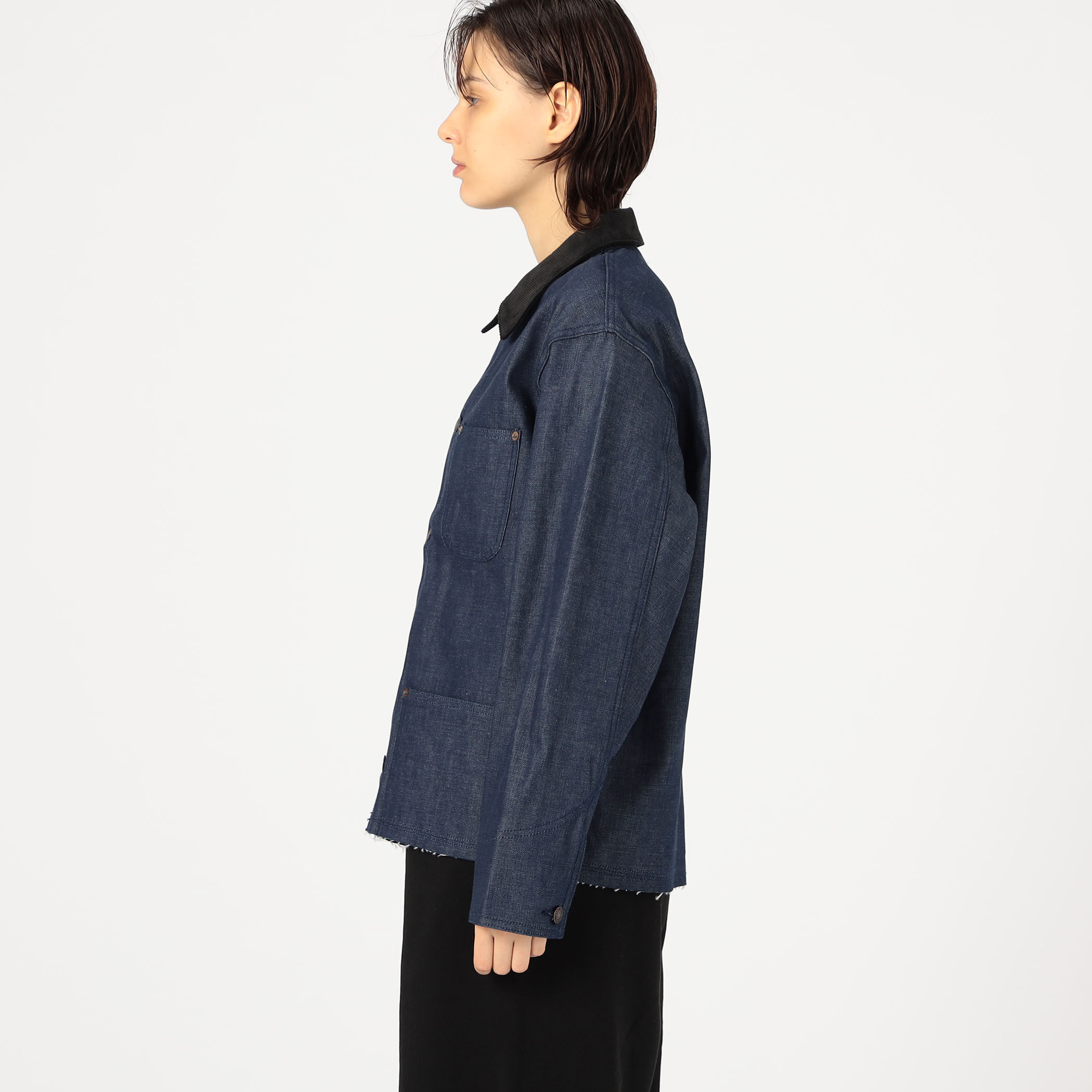 カットオフ デニムカバーオール｜トゥモローランド 公式通販