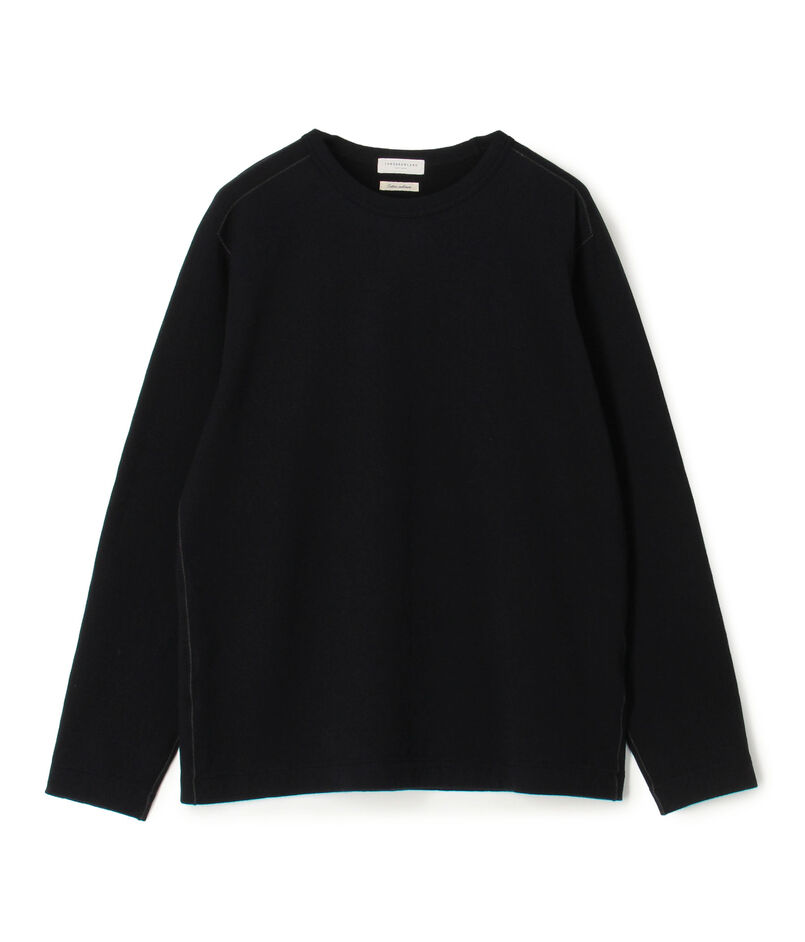 コットンカシミヤ 接結 クルーネックカットソー