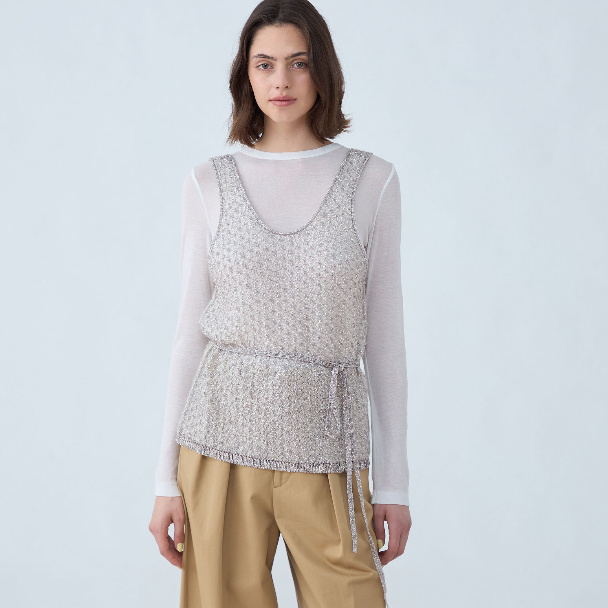 【MACPHEE】ルレックスモヘヤ タンクトップ ルレックスモヘヤ タンクトップ｜トゥモローランド 公式通販