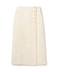 ボタニカルジャカード ラップナロースカート