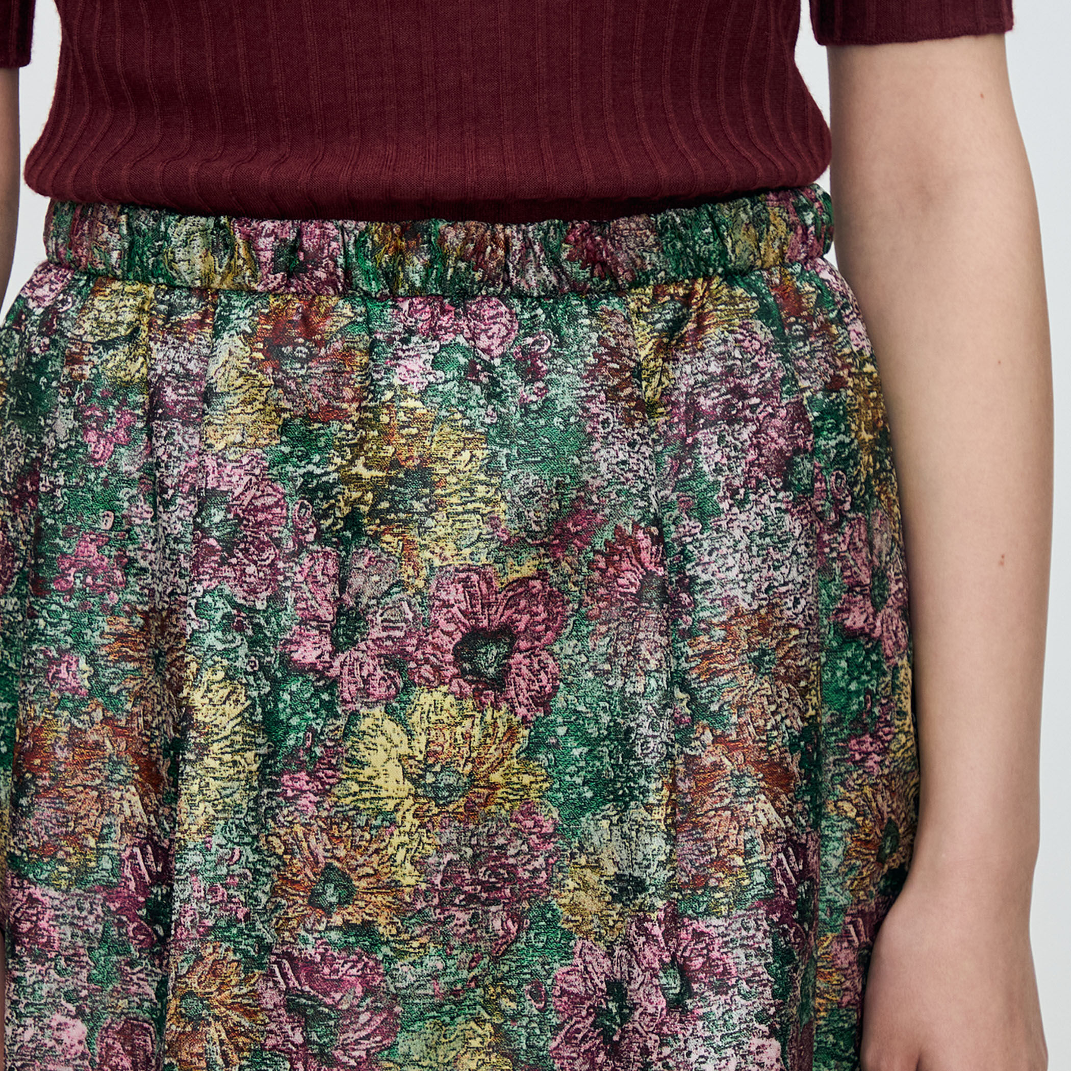 フラワーガーデン コクーンスカート｜トゥモローランド 公式通販