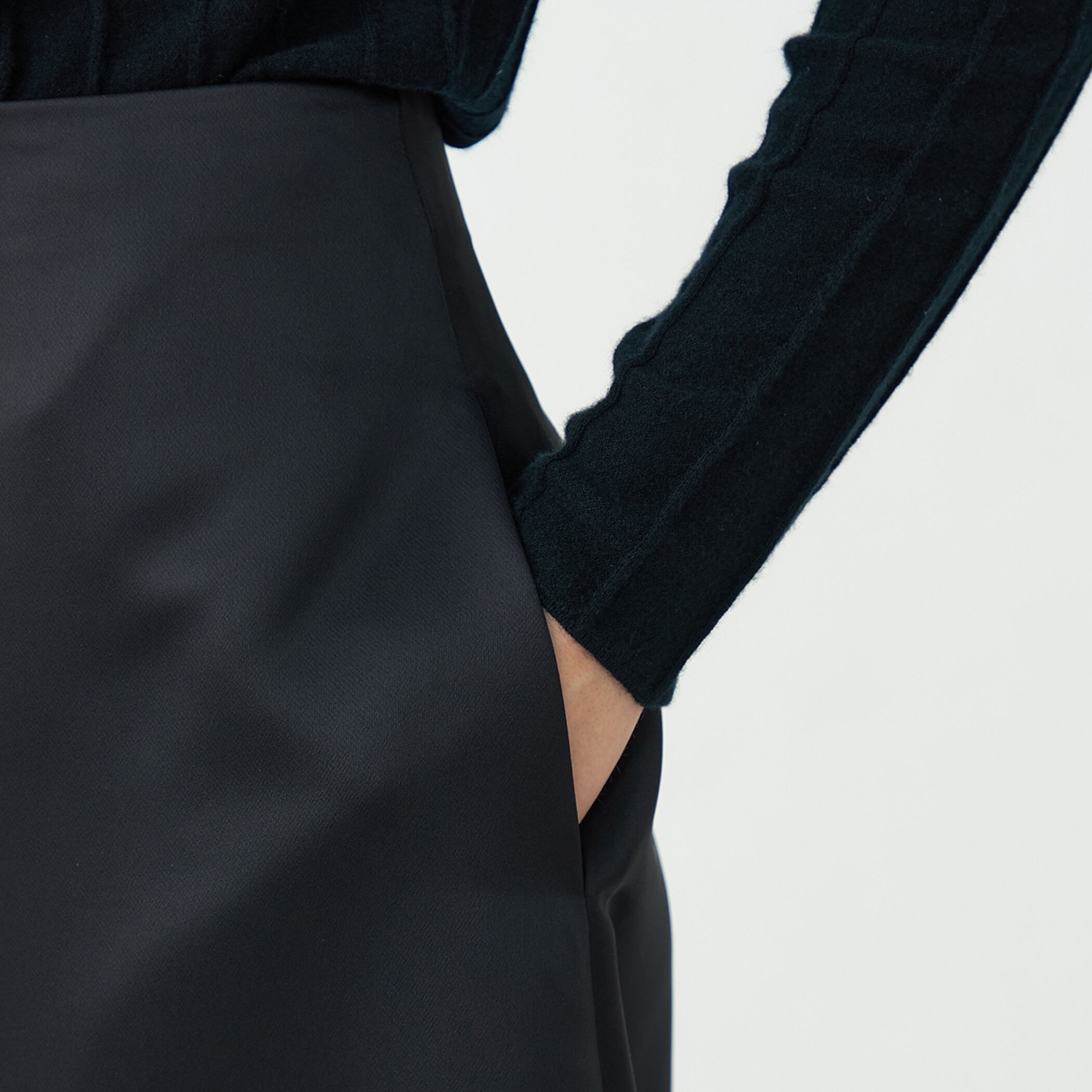 フェザーコンビ トラペーズロングスカート｜トゥモローランド 公式通販