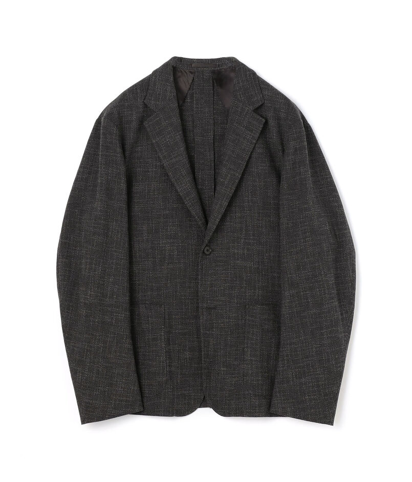 ウールシルクナイロン シングルブレステッド 2Bジャケット CARLO 