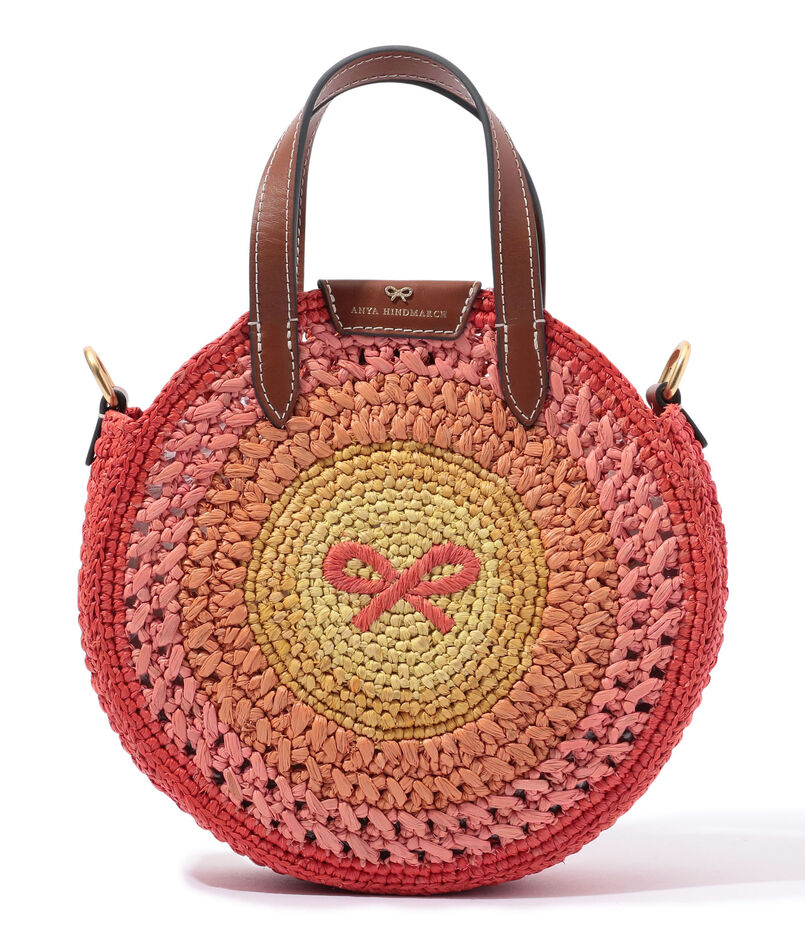 ANYA HINDMARCH SMALL ROUND BOW TOTE バッグ