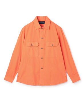 スビンコットン ダブルポケット シャツブルゾン