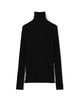 プルミエールウールリブ タートルネックプルオーバー