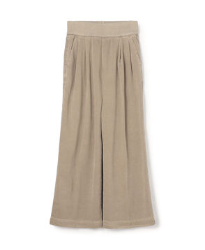 リブウエスト ワイドレッグパンツ  WCGT1099