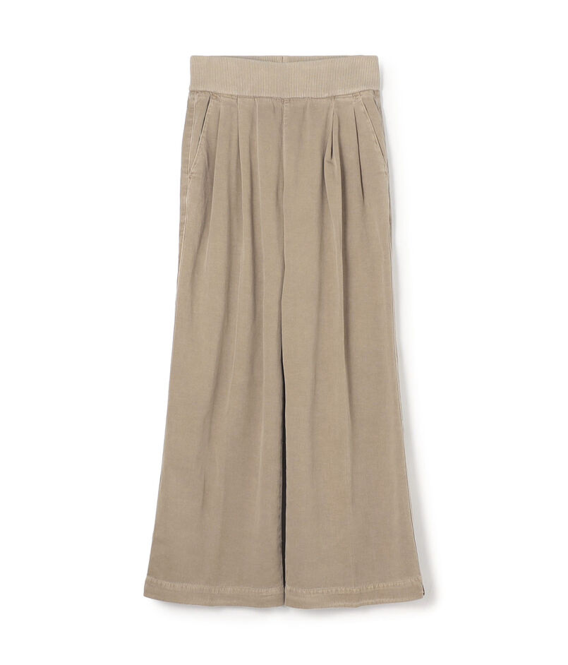 リブウエスト ワイドレッグパンツ  WCGT1099