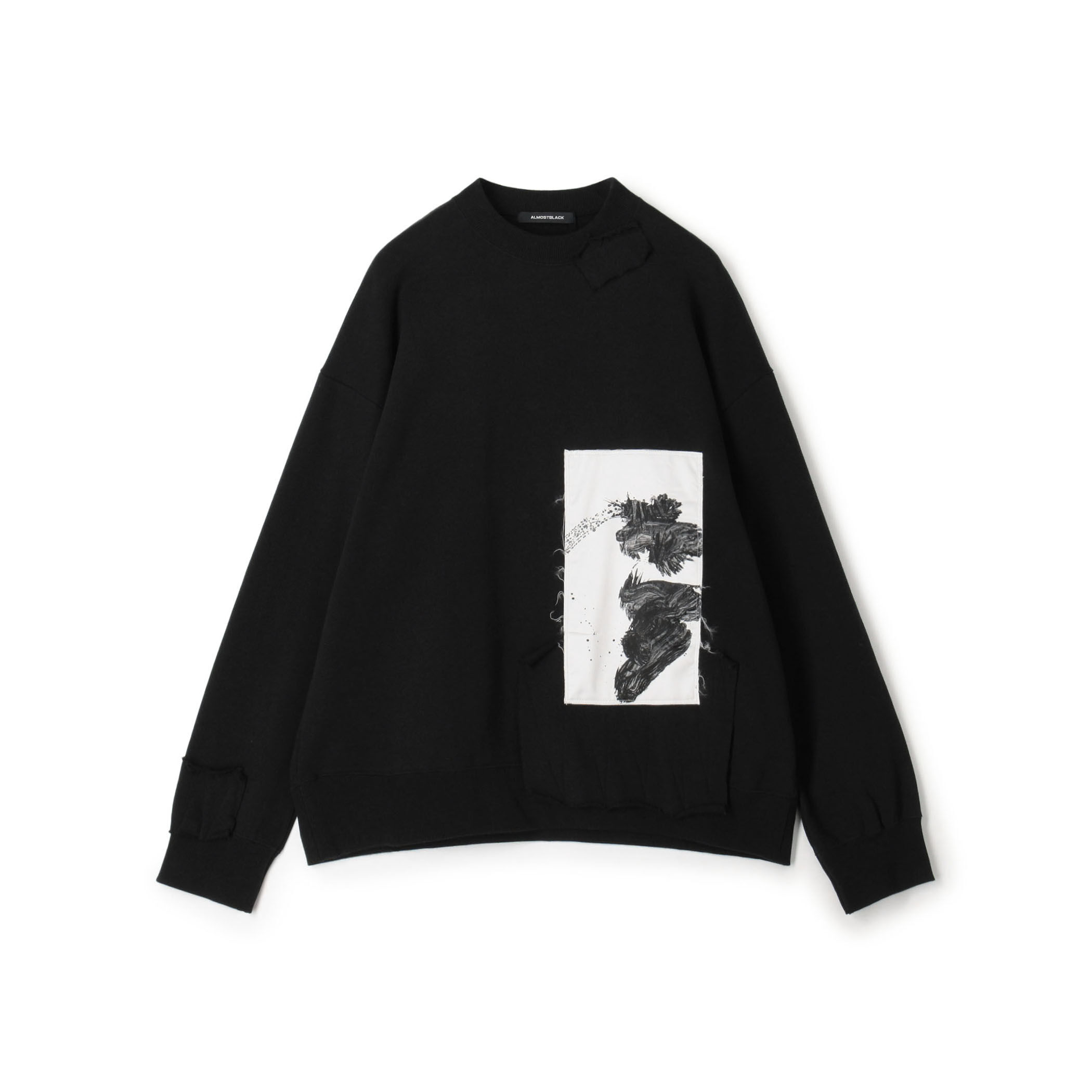 極美品★トゥモローランド購入プリントブラックスウェット★ 極美品☆トゥモローランド購入プリントブラックスウェット☆