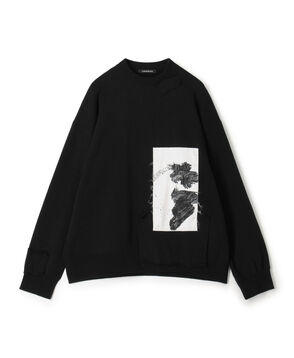 ALMOSTBLACK REMAKE PRNTSW プリントスウェット