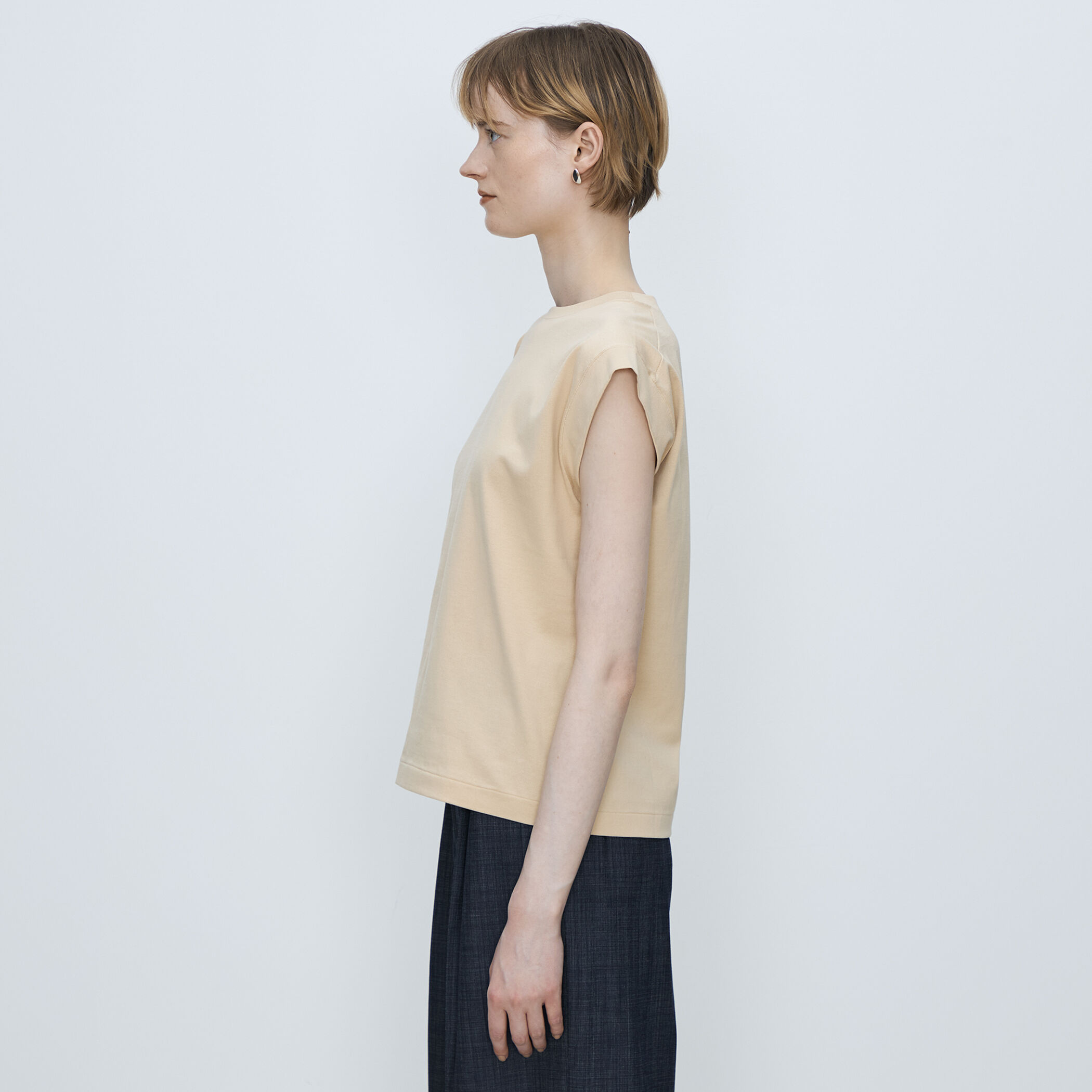 Acne Studios×tomorrowlandフレンチスリーブプルオーバー スーピマコットンジャージー フレンチスリーブプルオーバー