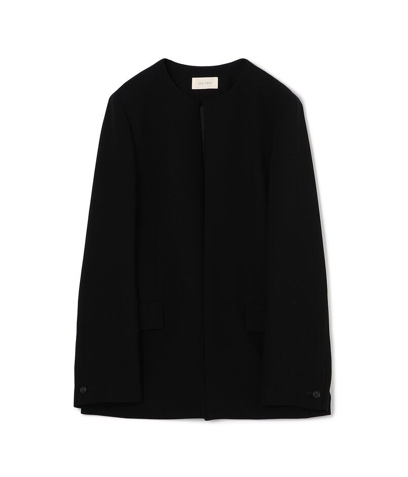 ライトダブルクロス ノーカラージャケット