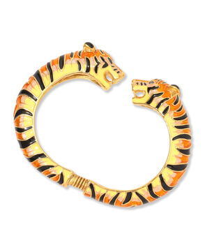 Kenneth Jay Lane tiger head ブレスレット
