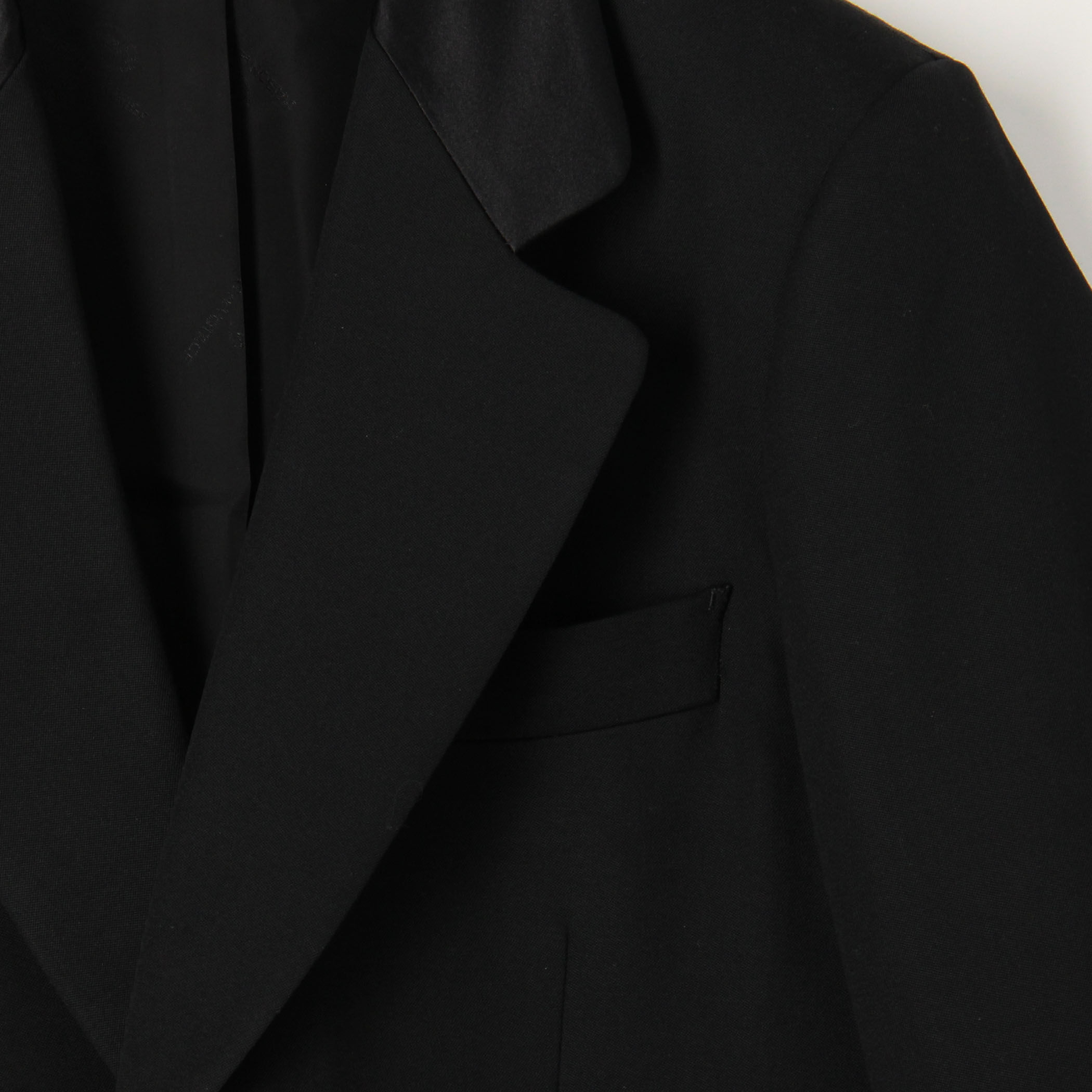 ウール シングルブレステッド2Bジャケット DORMEUIL BARATHEA