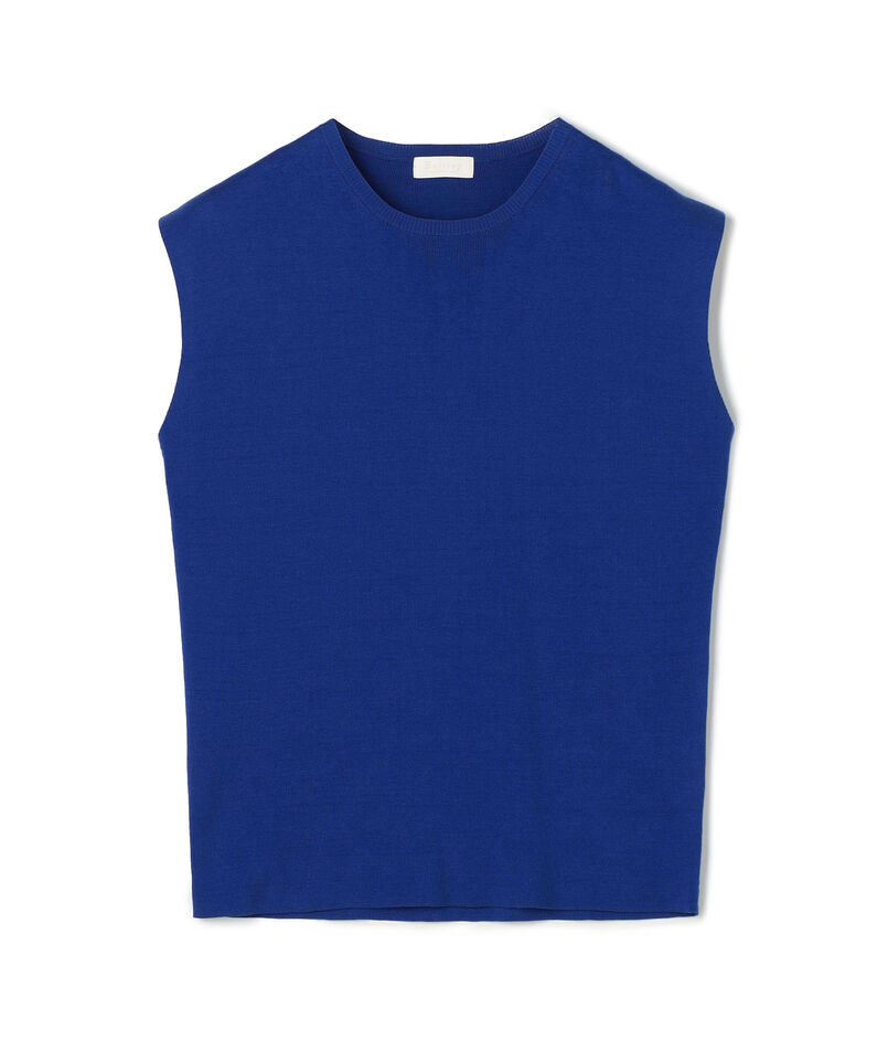 ハイゲージコットン ノースリーブプルオーバー