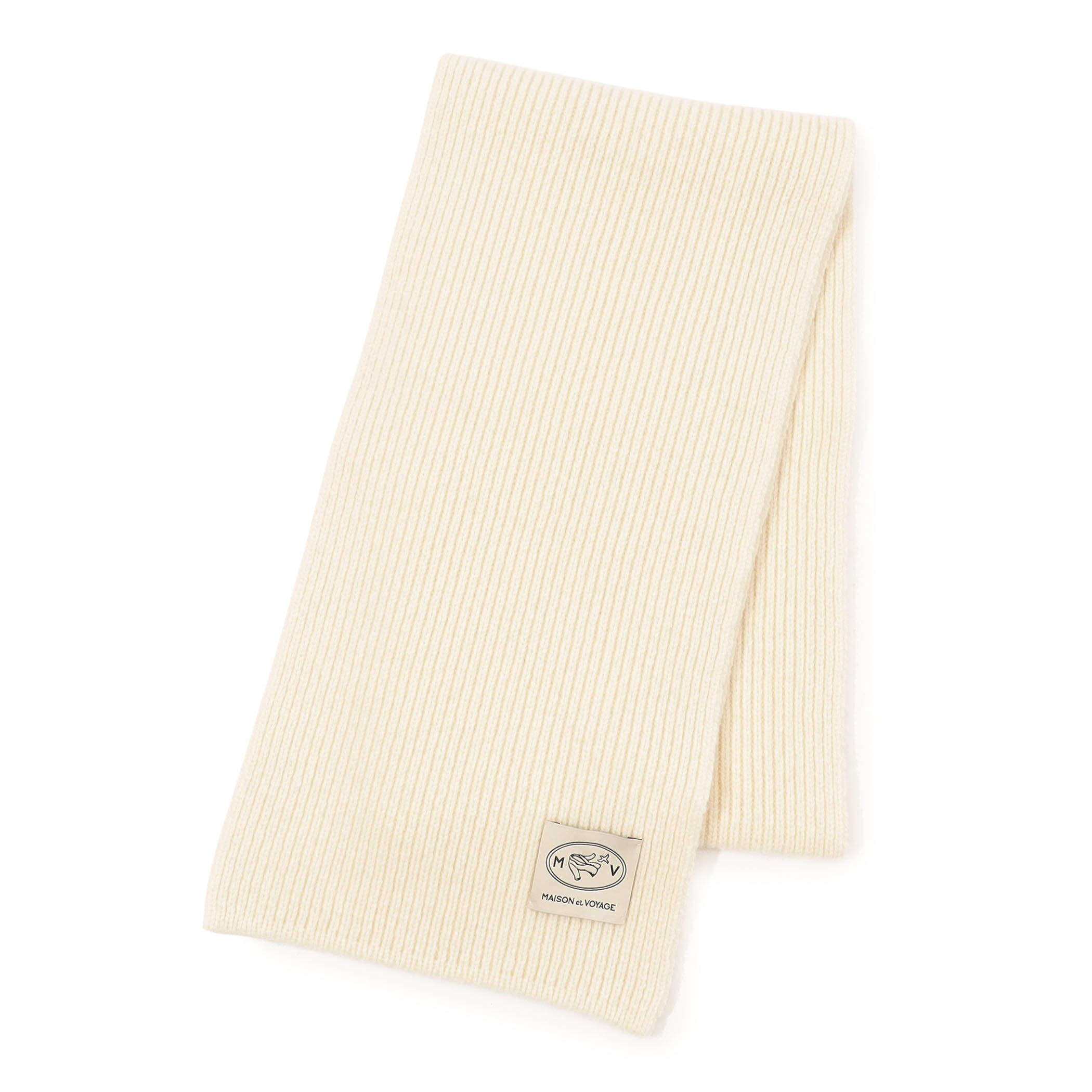 【値段交渉受付中】ウールマフラー ベージュMAISON et VOYAGE MAISON et VOYAGE ラムズウール ストール TODD&DUNCAN