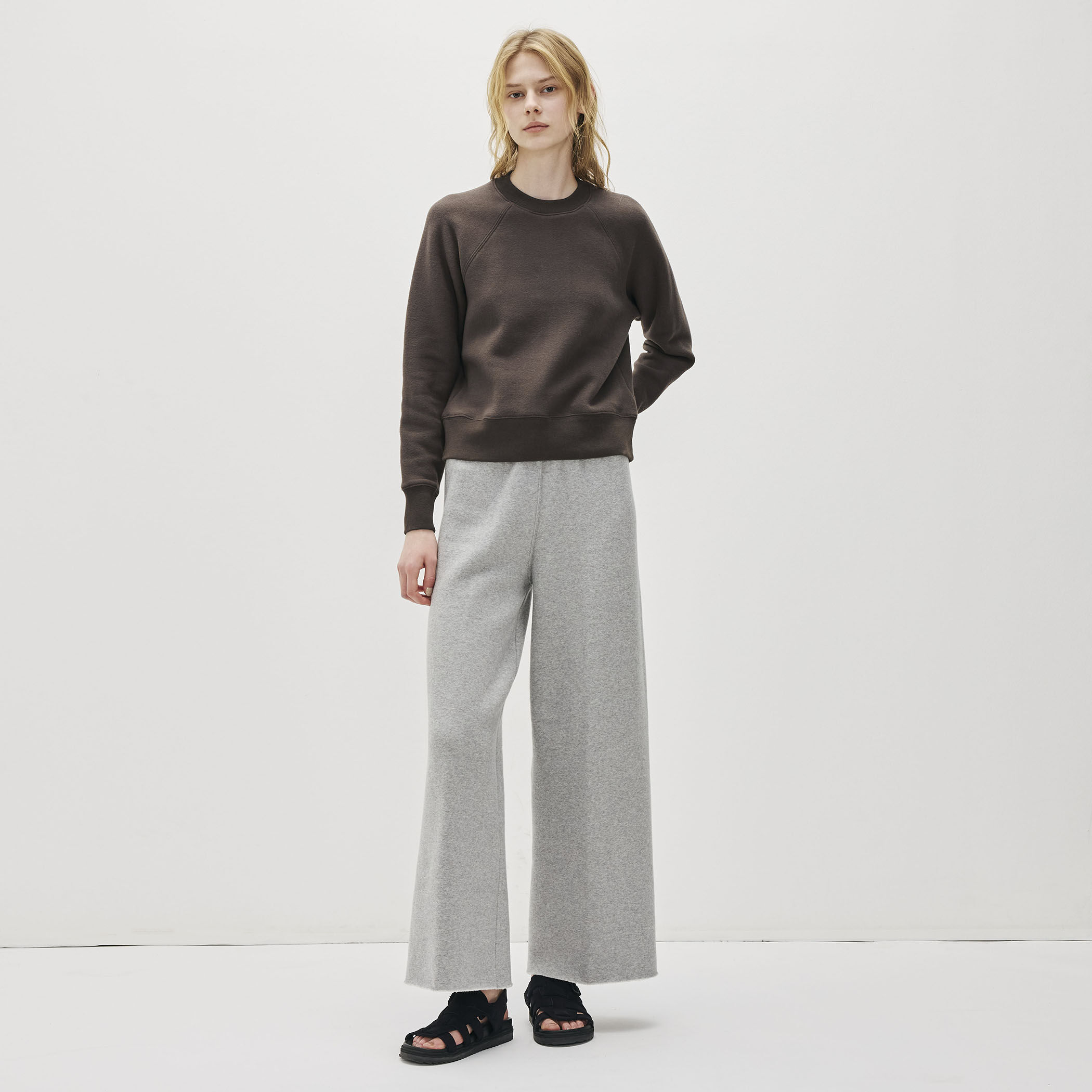 コージー ワイドレッグス ウェットパンツ WVNS1109｜トゥモローランド