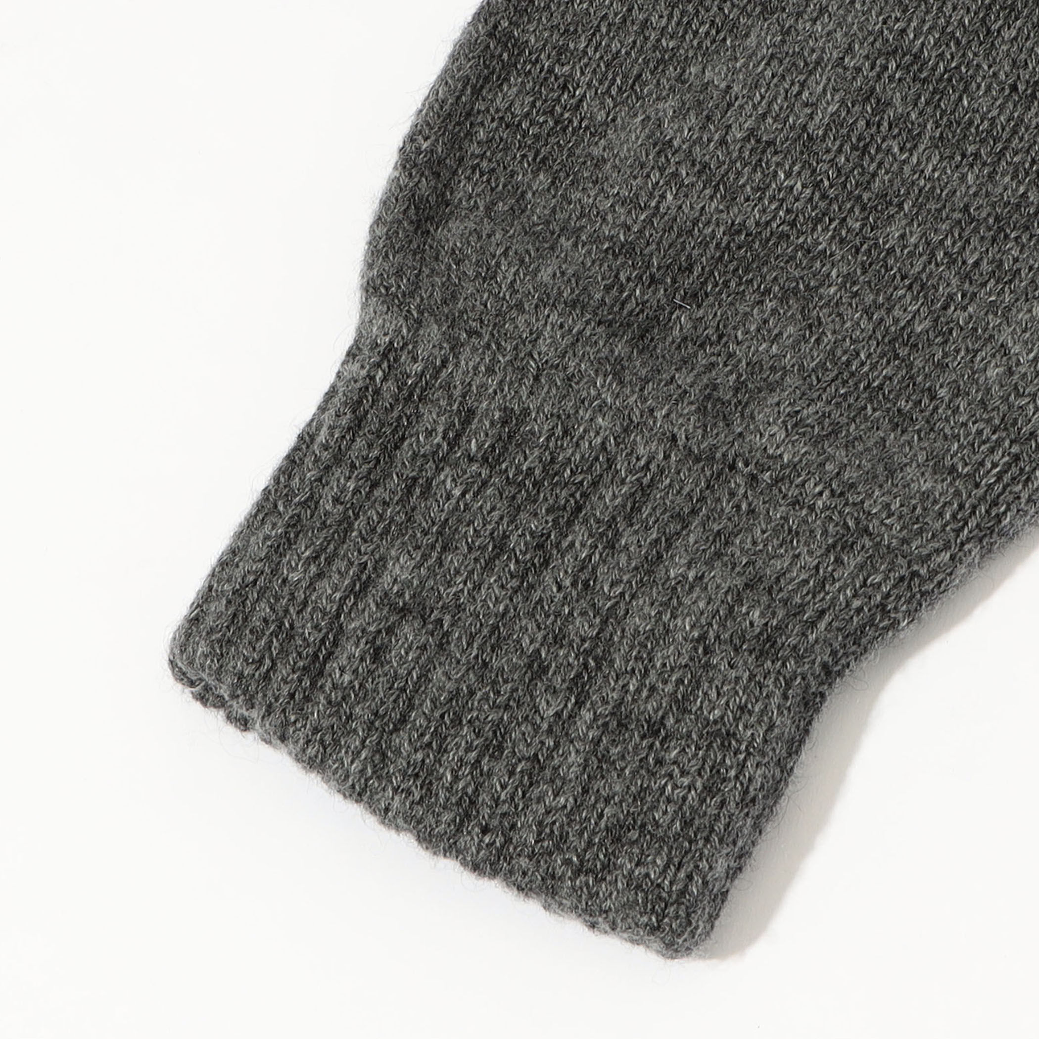 Johnstons of Elgin カシミヤ リブニット グローブ