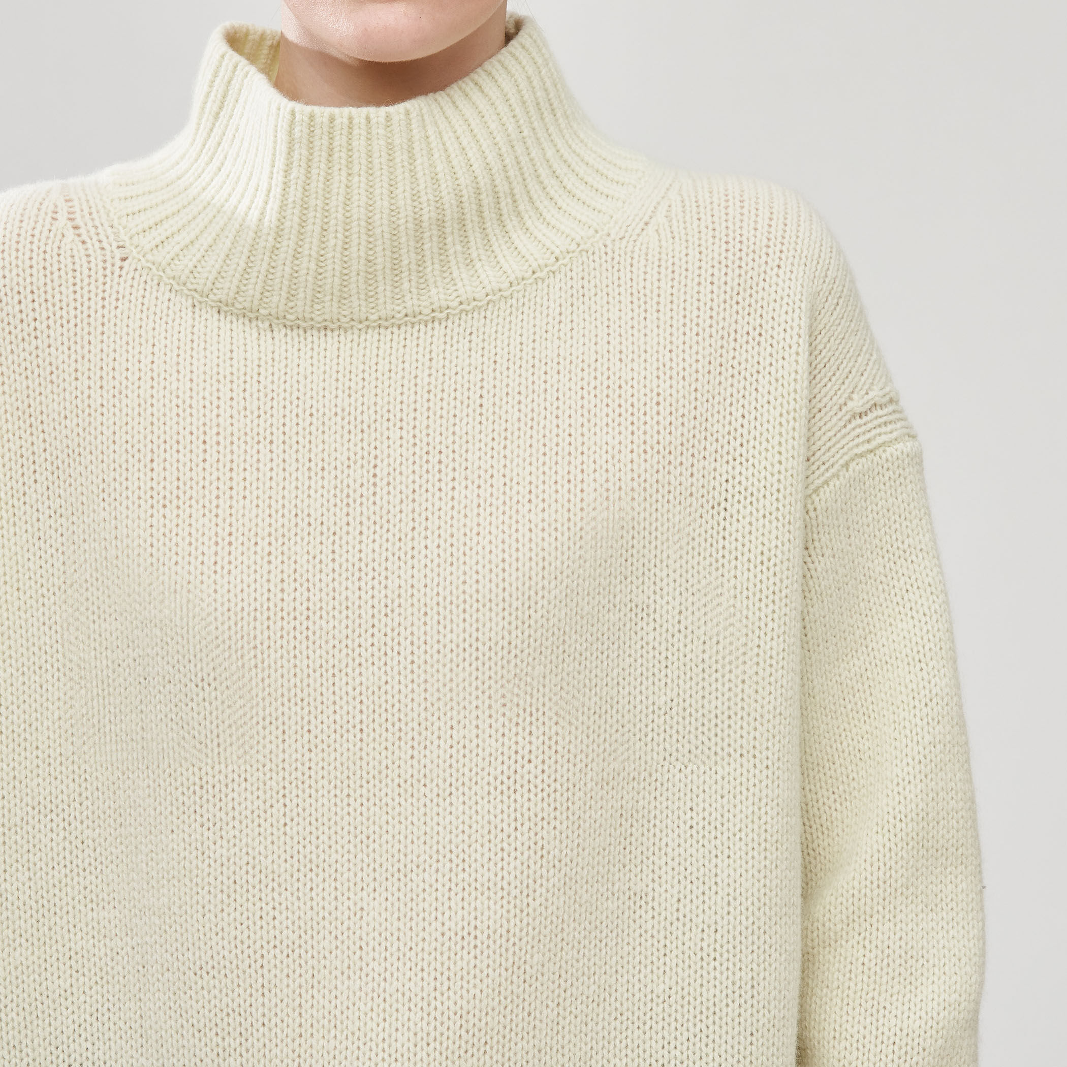 GALERIE VIE（ギャルリー ヴィー）の「□ファインウール ハイネックプルオーバー（ニット/セーター）」 - WEAR