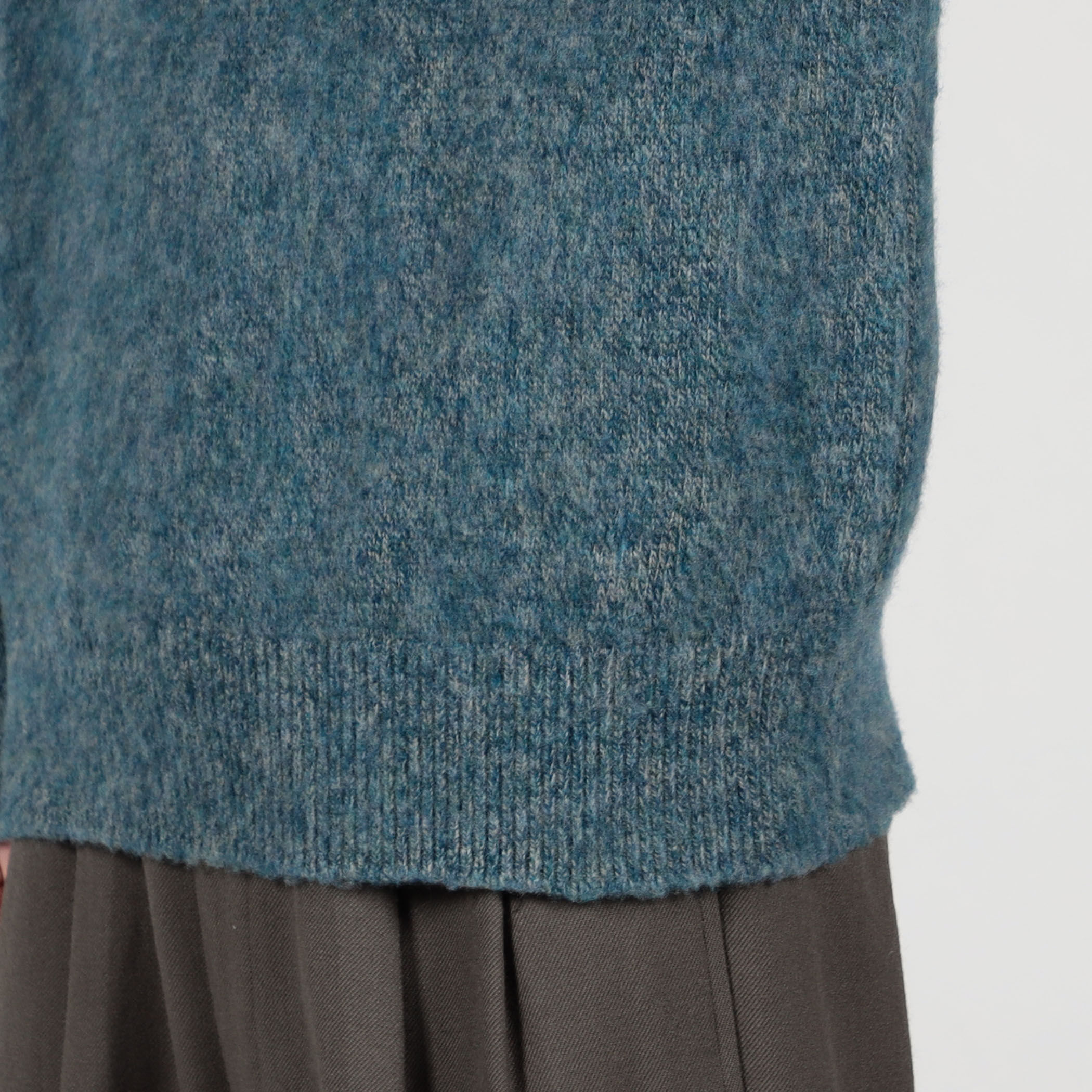 TOMORROWLAND Tricot ウールシャギー クルーネックプルオーバー