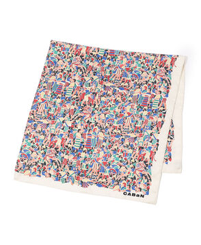 Festival シルクプリントスカーフ