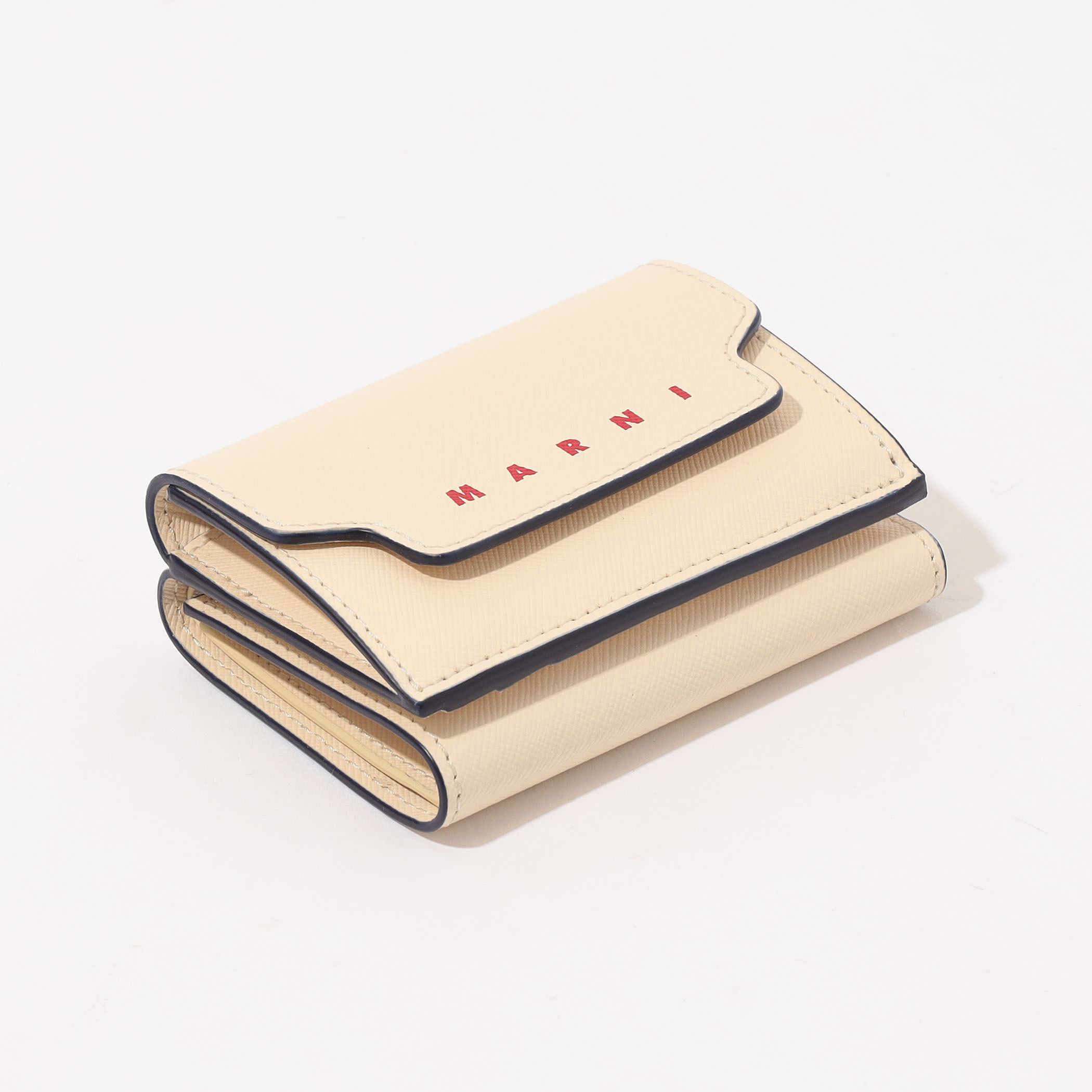 MARNI WALLET サフィアーノレザー製三つ折りウォレット