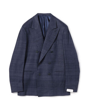 【WEB先行予約・別注】De Petrillo SIBILLA シルクネップ ダブルブレステッド6Bジャケット