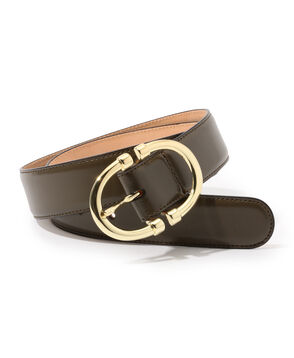 AMBOISE ROUND BUCKLE レザーベルト
