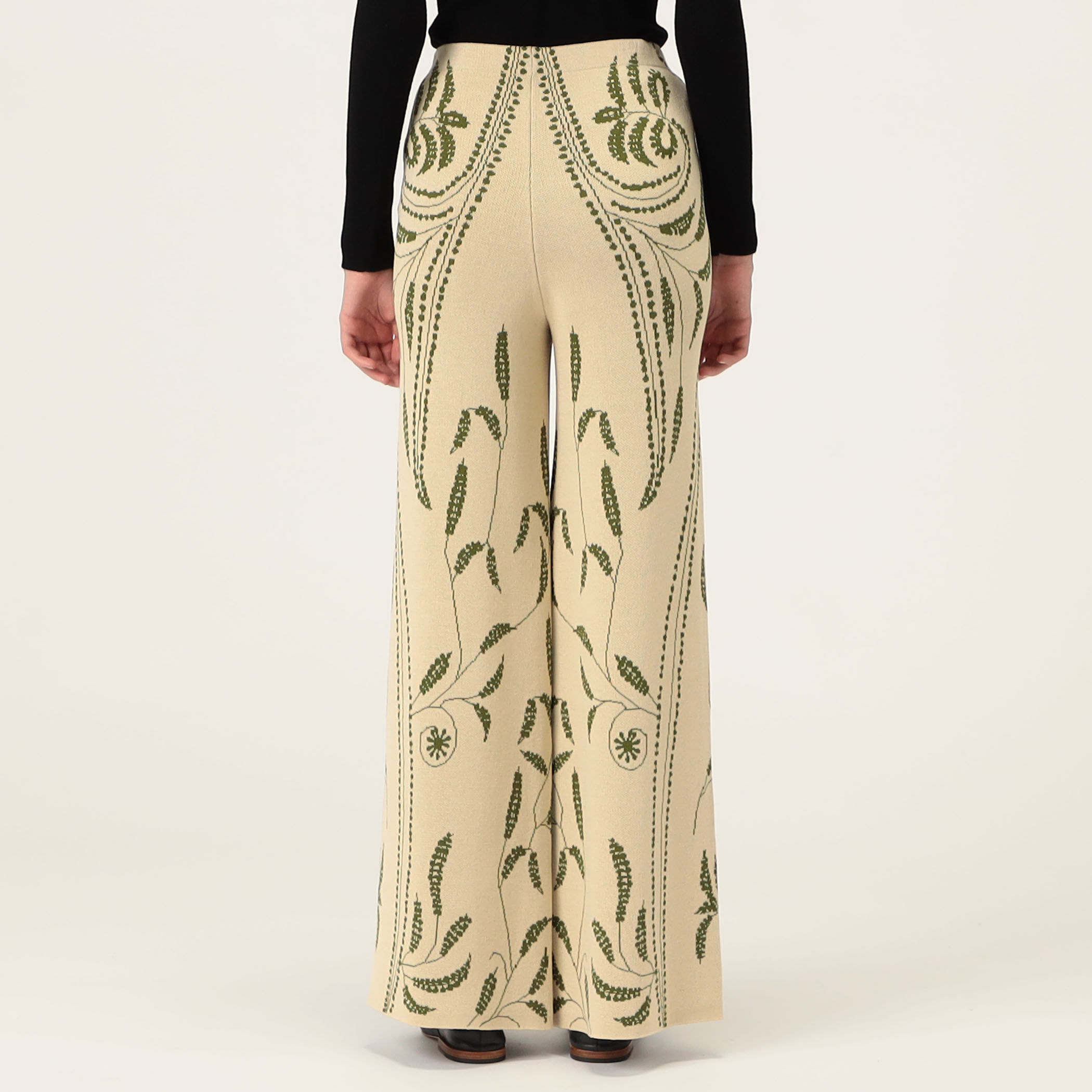 新品タグ付　BY MALENE BIRGER シルク混スカート 34 アイボリー BY MALENE BIRGER/バイマレーネビルガー ニットスカート（ロング