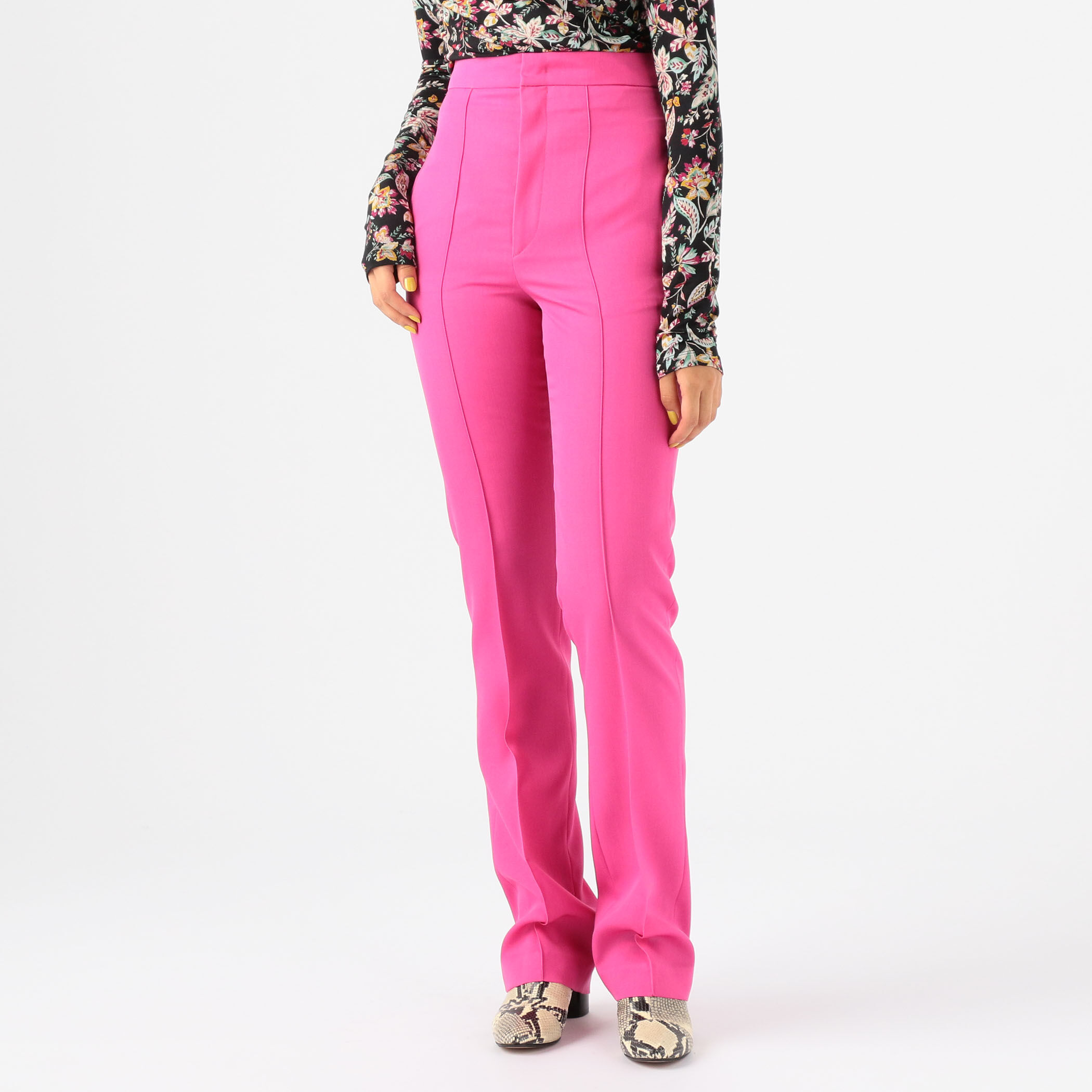 ISABLE MARANT LIROKIA センタープレススリムパンツ