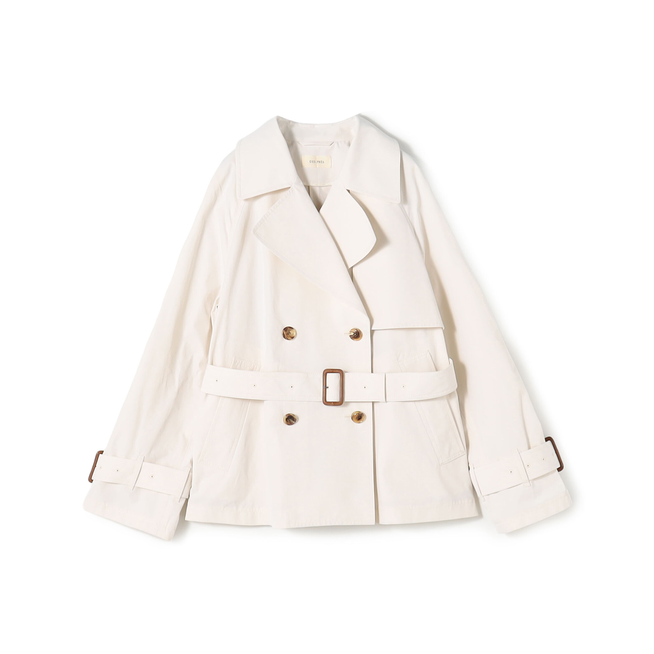 コットンドライクロス ショートトレンチコート｜トゥモローランド 公式通販