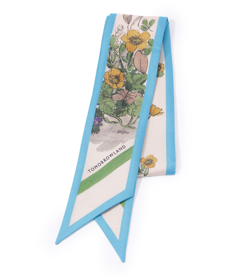 TOMORROWLAND FLOWER TIE スカーフ