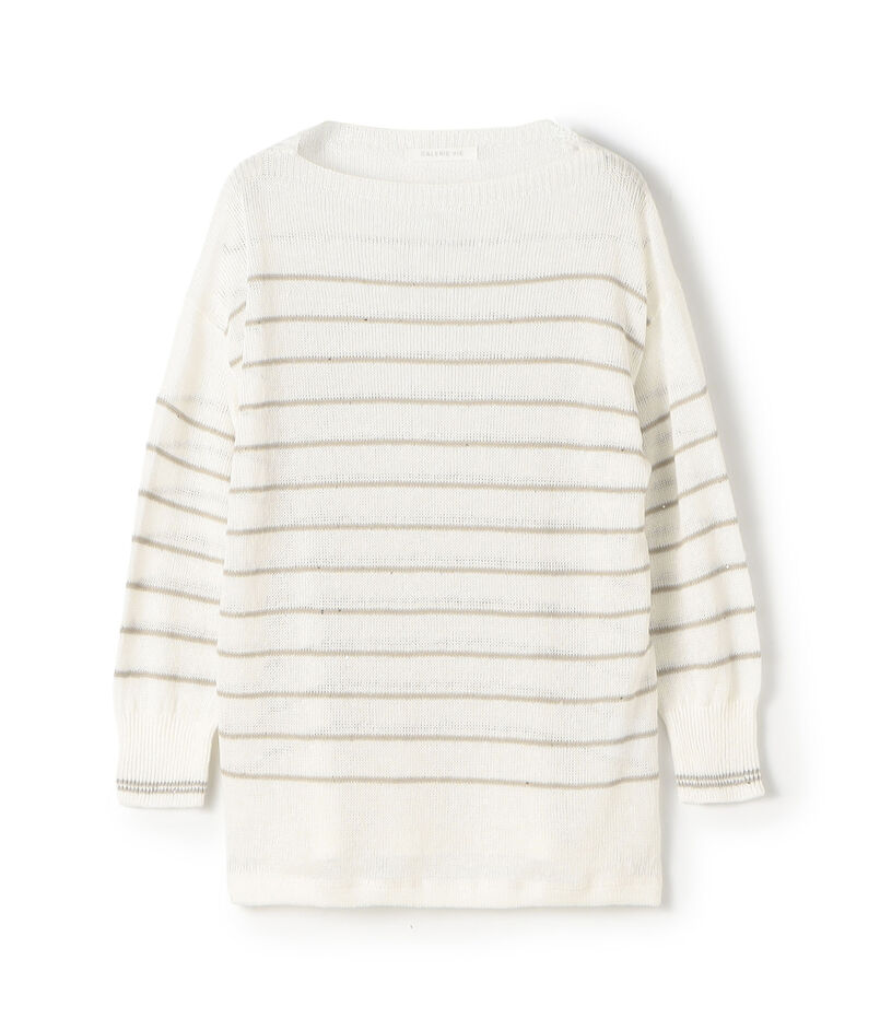 ■リネンコード バスクプルオーバーニット