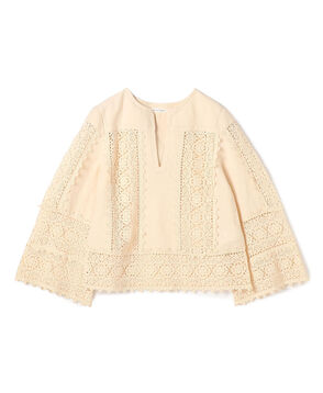 BY MALENE BIRGER DONNA レースエンブロイダリーブラウス