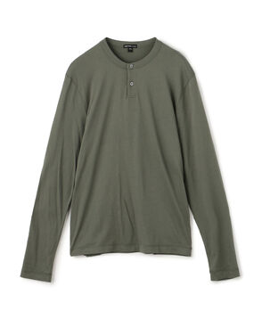 ブラッシュドコットン ヘンリーネックプルオーバー MBEL3613