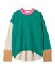 ■NZ LAMB 9G クルーネックプルオーバー