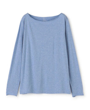 スムージーコットン ボートネックプルオーバー