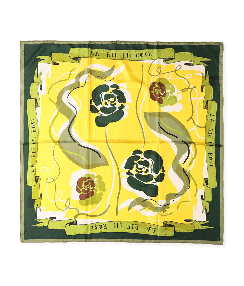 manipuri ROSE シルクスカーフ