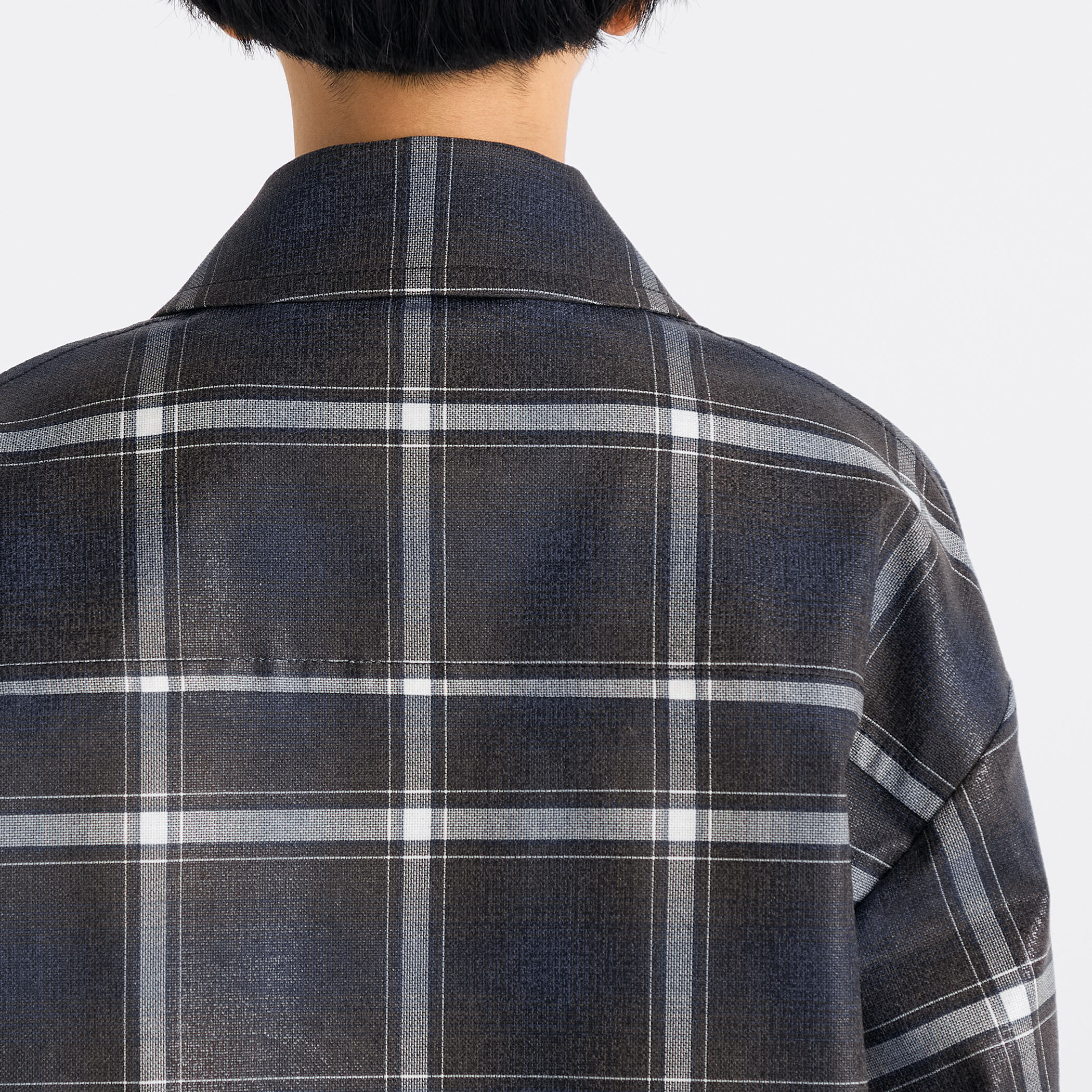 箔コーティングチェック ジップブルゾン｜トゥモローランド 公式通販