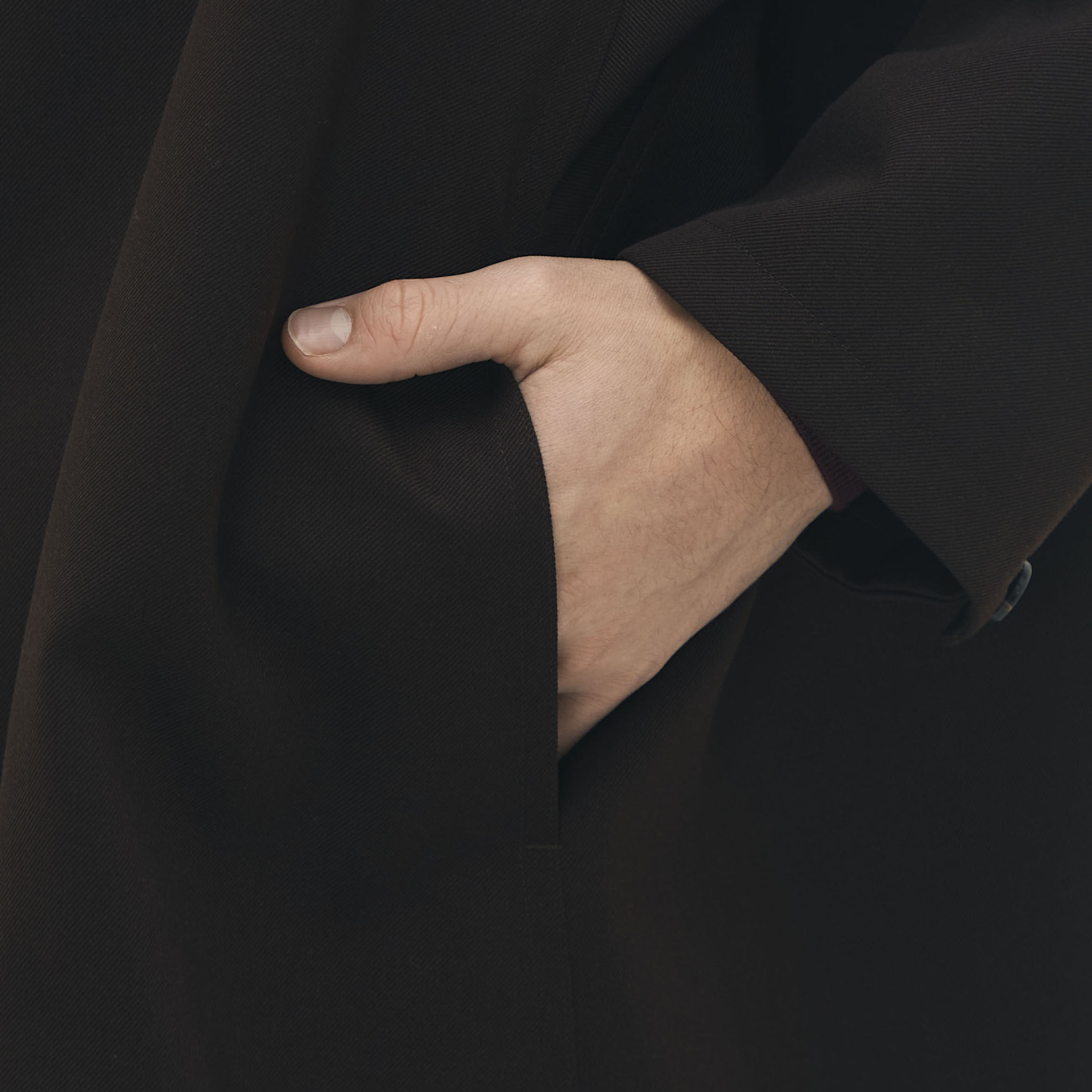 ウールギャバジン スタンドカラーコート｜トゥモローランド 公式通販