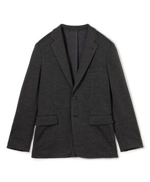 ウールコットンジャージー シングルブレステッド2Bジャケット DONDI