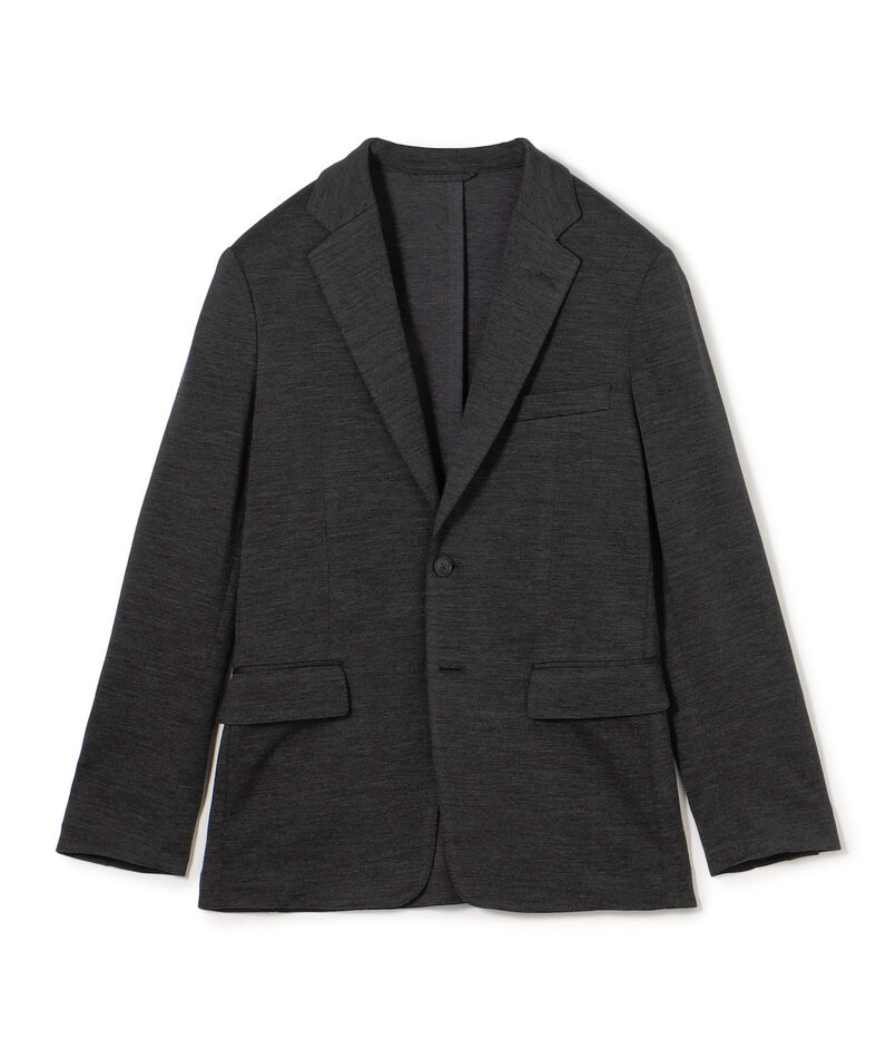 ウールコットンジャージー シングルブレステッド2Bジャケット DONDI